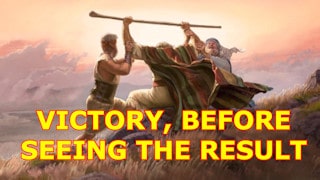 Victory, before seeing the result